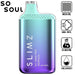 SSlims BC5000 Pro by So Soul 5000 Puffs Disposable 10-Pack Menthol