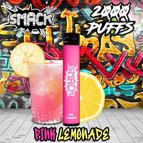 Smack Disposable Vape Device 7mL Best Flavor Pink Lemonade
