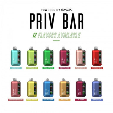 SMOK Priv Bar Turbo 15000 Puffs Disposable Vape Best of All Flavors