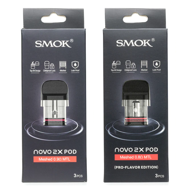 SMOK Novo 2X Replacement Pod 3-Pack