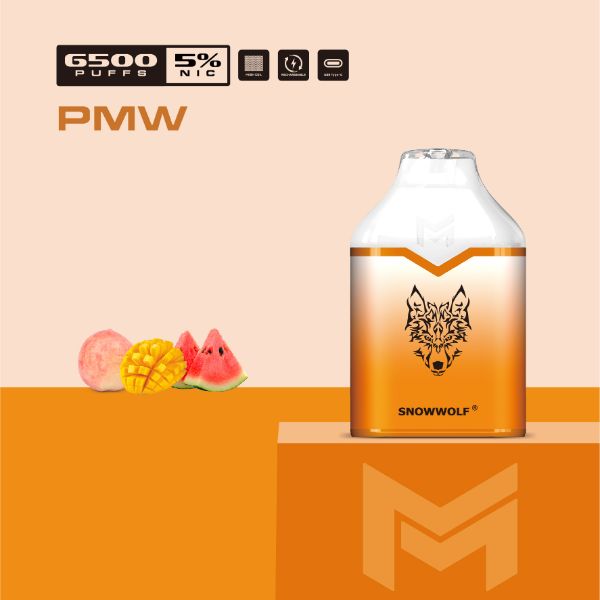 Snowwolf Mino 6500 Puffs Single Disposable Vape 16mL Best Flavor PMW