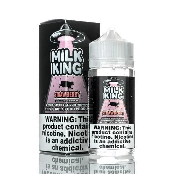 Milk King E-Liquid 100mL Vape Juice Best Strawberry