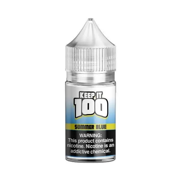 Best Deal Keep It 100 Synthetic Salt 30mL Vape Juice - Summer Blue