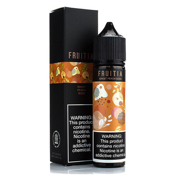 Best Deal Fruitia E-Liquid 60ML Vape Juice -  Sweet Peach