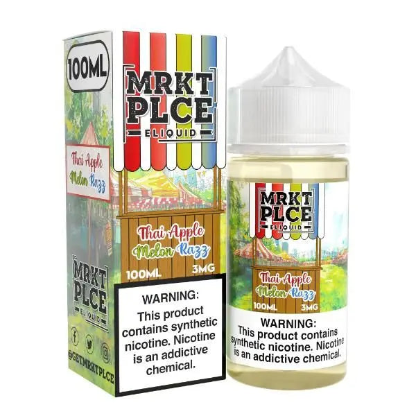 Best Deal MRKT PLCE Vape Juice 100mL - Thai Apple Melon Razz