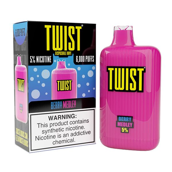 Twist 6000 Puffs Single Disposable Berry Medley