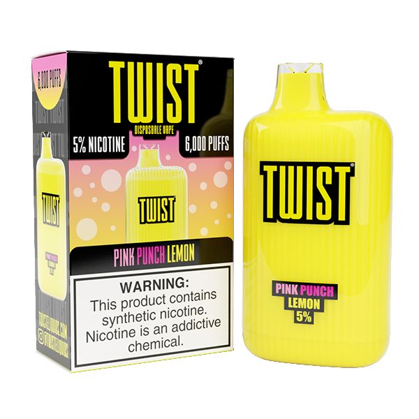 Twist 6000 Puffs Flavors Pink Punch Lemon