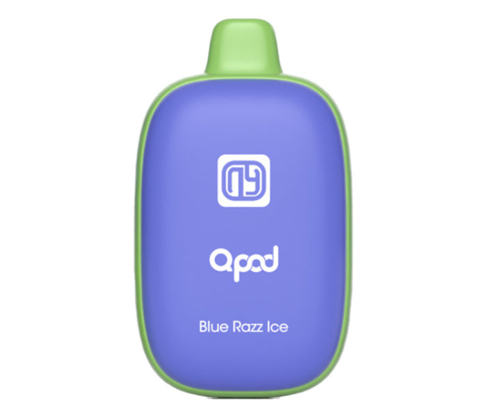 dp Qpod 6000 Puffs Disposable Vape 15mL Best Flavor Blue Razz Ice