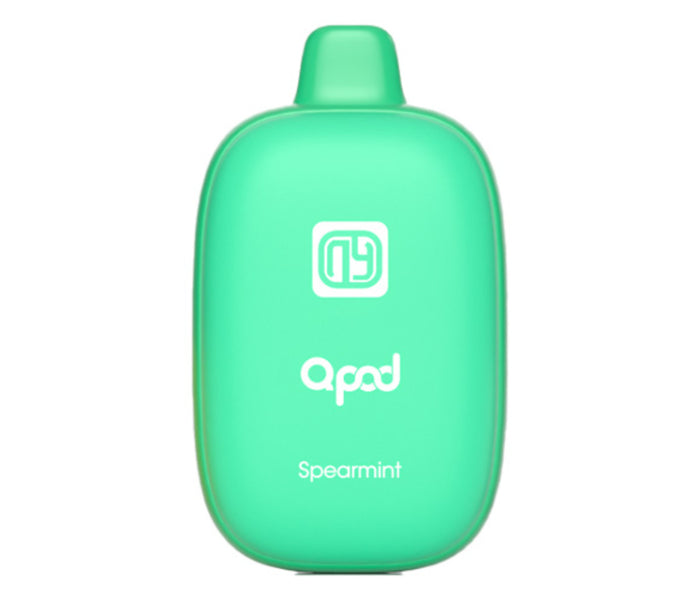 dp Qpod 6000 Puffs Disposable Vape 15mL Best Flavor Spearmint