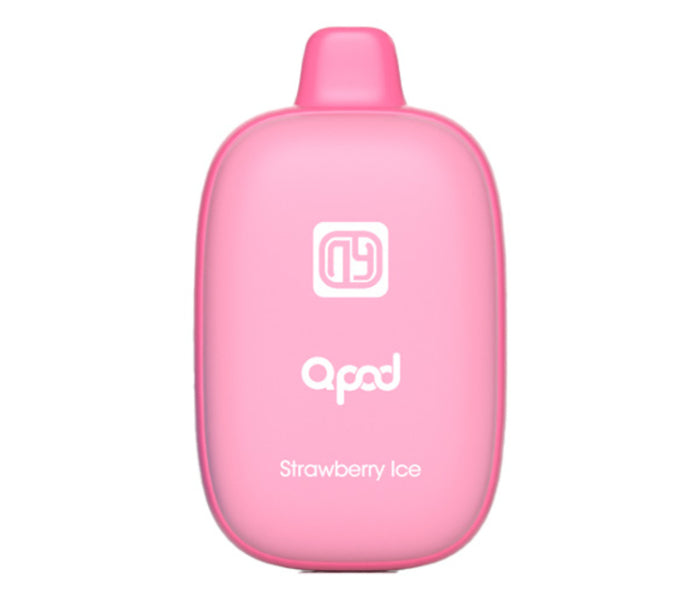 dp Qpod 6000 Puffs Disposable Vape 15mL Best Flavor Strawberry Ice 