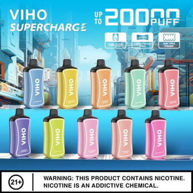 VIHO Supercharge 20,000 Puffs Disposable Vape 21mL Best Flavors