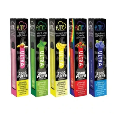 Fume Ultra 2500 Puffs Single Disposable Vape 8mL Best Flavors