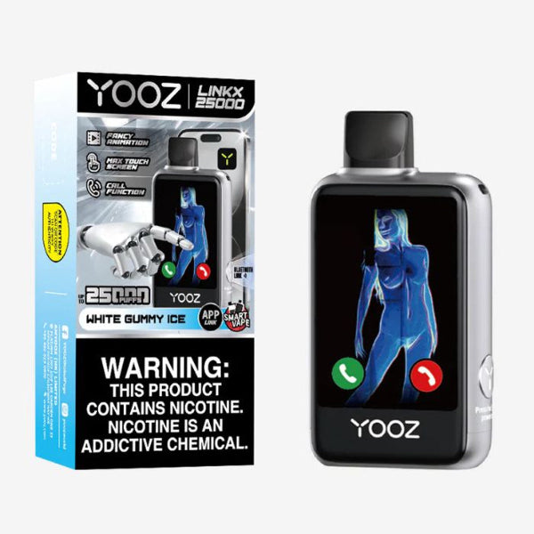 Best Deal YOOZ Linkx 25,000 Puffs Smart Disposable - White Gumy Ice