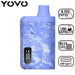 Yovo JB8000 Puffs Disposable Vape 12mL Best Flavor Blue Carnival