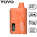 Yovo JB8000 Puffs Disposable Vape 12mL Best Flavor Peach Rings